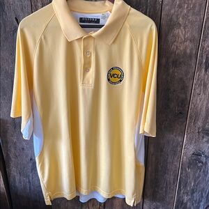 Oxford Yellow Polo Shirt with VCU Logo